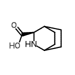 structure of CAS# 146144-65-2, (3R)-2-Azabicyclo[2.2.2]Octane-3-Carboxylic Acid;(R)-2-azabicyclo[2.2.2]octane-3-carboxylic acid
