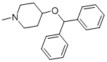 CAS#: 147-20-6， 4-[Di(Phenyl)Methoxy]-1-Methylpiperidine