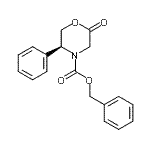 结构式 CAS# 147700-91-2, (5S)-2-氧代-5-苯基-4-吗啉羧酸苄酯
