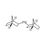 structure of CAS# 148432-44-4, (1R,4S)-Bicyclo[2.2.1]Hept-2-Yl[(1S,4R)-Bicyclo[2.2.1]Hept-2-Yl]Phosphine;DI-2-NORBORNYLPHOSPHINE