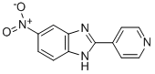 structure of CAS# 148533-73-7, 6-Nitro-2-(4-Pyridinyl)-1H-Benzimidazole;5-NITRO-2-(4-PYRIDINYL)-1H-BENZIMIDAZOLE;5-NITRO-2-PYRIDIN-4-YL-1H-BENZIMIDAZOLE;5-NITRO-2-(4-PYRIDYL)BENZIMIDAZOLE