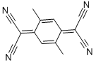 structure of CAS# 1487-82-7, 2,2'-(2,5-Dimethyl-2,5-Cyclohexadiene-1,4-Diylidene)Bis-Propanedinitrile;2,2'-(2,5-Dimethyl-2,5-Cyclohexanediene-1,4-Diylidene)Bis(Propanedinitrile);(3,6-Dimethyl-2,5-Cyclohexadiene-1,4-Diylidene)Bis(Malononitrile);2,5-Dimethyl-2,5-Cyclohexadiene-1,4-Diylidenebis(Malononitrile)