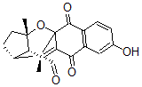 CAS 登录号：149471-07-8， (1S-(1alpha,3abeta,4aalpha,11abeta,12R*))-2,3,3a,5,10,11a-六氢-8-羟基-3a,12-二甲基-5,10-二氧代-1H-1,4a-甲桥环戊并(b)萘并(2,3-e)吡喃-12-甲醛