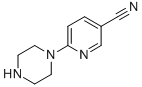 structure of CAS# 149554-29-0, 6-(1-Piperazinyl)-3-Pyridinecarbonitrile;6-(1-Piperazinyl)-3-Pyridinecarbonitrile;6-Piperazin-1-Ylnicotinonitrile;Maybridge3_007438