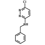 structure of CAS# 1496-85-1, N-Benzyl-6-Chloro-3-Pyridazinamine;Benzyl-(6-chloro-pyridazin-3-yl)-amine;Pyridazine, 3-(benzylamino)-6-chloro-;TL8007192