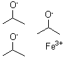结构式 CAS# 14995-22-3, 三(2-丙醇)铁(3+)