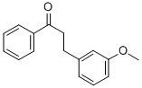 structure of CAS# 15101-68-5, 3-(3-Methoxyphenyl)Propiophenone;3-(3-Methoxyphenyl)-1-Phenyl-Propan-1-One;Nsc179364