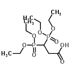 结构式 CAS# 151869-73-7, 3,3-二(二乙氧基磷酰)丙酸