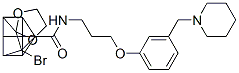 CAS#: 152191-69-0， N-(3'-(3'-Piperidinomethylphenoxy)Propyl)-1-Bromo-9,9-Ethylenedioxypentacyclo(4.3.0.0(2,5).0(3,8).0(4,7)Nonane)-4-Carboxamide