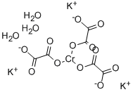structure of CAS# 15275-09-9, Chromic Potassium Oxalate;Chromic Tripotassium Oxalate Trihydrate;Tripotassium;Chromium(+3) Cation;Ethanedioate;Trihydrate;311006_Aldrich