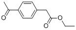 structure of CAS# 1528-42-3, Ethyl 4-Acetylphenylacetate;2-(4-Acetylphenyl)Acetic Acid Ethyl Ester;Ethyl 2-(4-Ethanoylphenyl)Ethanoate