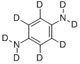 structure of CAS# 153200-73-8, 1,4-Benzene-2,3,5,6-D4-Di(Amine-D2),Radical Ion(1+)