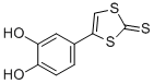 结构式 CAS# 153275-67-3, 4-(3,4-二羟基苯基)-1,3-二硫杂环戊烯-2-硫酮