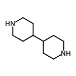 结构式 CAS# 15336-72-8, 4,4'-联哌啶