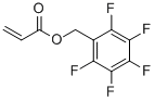 结构式 CAS# 153614-61-0, 2-丙烯酸 (2,3,4,5,6-五氟苯基)甲基酯