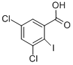 结构式 CAS# 15396-37-9, 3,5-二氯-2-碘-苯甲酸