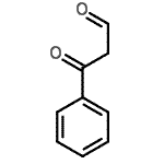 结构式 CAS# 15397-33-8, 3-氧代-3-苯基丙烷醛
