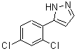 结构式 CAS# 154257-67-7, 5-(2,4-二氯苯基)-1H-吡唑