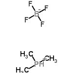 结构式 CAS# 154358-50-6, 三甲基鏻四氟硼酸盐