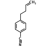 结构式 CAS# 15451-33-9, 4-(3-丁烯-1-基)苯甲腈
