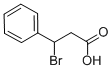 structure of CAS# 15463-91-9, beta-Bromo-Benzenepropanoic Acid;3-Bromo-3-Phenyl-Propanoic Acid;3-Bromo-3-Phenyl-Propionic Acid;3-Bromo-3-Phenylpropionic Acid
