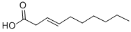 structure of CAS# 15469-77-9, 3-Decenoic Acid;Dec-3-Enoic Acid;(3E)-3-Decenoic Acid;(E)-3-Decenoic Acid
