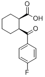 结构式 CAS# 154810-33-0, (1R,2S)-2-(4-氟苯甲酰)环己烷-1-羧酸酯