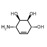 CAS 登录号：155239-00-2， (1R,2S,3R,6S)-6-氨基-4-环己烯-1,2,3-三醇