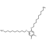 CAS#: 155259-28-2， 1,2-Bis(Decyloxy)-4,5-Diiodobenzene