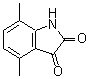 structure of CAS# 15540-90-6, 4,7-Dimethyl-1H-Indole-2,3-Dione;4,7-dimethyl-1H-benzo[d]azolidine-2,3-dione;4,7-dimethyl-1H-indole-2,3-dione;4,7-dimethyl-2,3-dihydro-1H-indole-2,3-dione