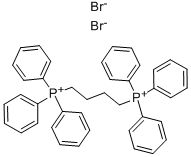 structure of CAS# 15546-42-6, 1,1'-(1,4-Butanediyl)Bis[1,1,1-Triphenyl-Phosphonium Bromide (1:2);Triphenyl-(4-Triphenylphosphaniumylbutyl)Phosphonium Dibromide;St5411200