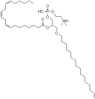 CAS#: 155575-01-2， [1-(Hexadecoxymethyl)-2-[Hydroxy-[2-(Trimethyl-lambda<Sup>5</Sup>-Azanyl)Ethoxy]Phosphoryl]Oxy-Ethyl] (8Z,11Z,14Z)-Icosa-8,11,14-Trienoate