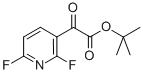 structure of CAS# 155601-70-0, 2,6-Difluoro-alpha-Oxo-3-Pyridineacetic Acid 1,1-Dimethylethyl Ester;TERT-BUTYL 2-(2,6-DIFLUOROPYRIDIN-3-YL)-2-OXOACETATE