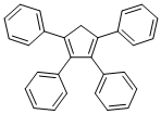 结构式 CAS# 15570-45-3, 1,2,3,4-四苯基-1,3-环戊二烯