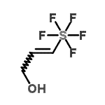 结构式 CAS# 155990-90-2, (2E)-3-(五氟-lambda<sup>6</sup>-硫基)-2-丙烯-1-醇