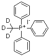 结构式 CAS# 1560-56-1, (<sup>2</sup>H<sub>3</sub>)甲基(三苯基)鏻碘化物