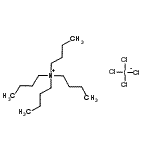 structure of CAS# 15625-59-9, Tetra-N-Butylammonium Iodotetrachloride;1-Butanaminium, N,N,N-tributyl-, tetrachloroiodate(1-)