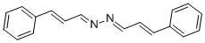structure of CAS# 1568-11-2, Cinnamalazine;3-Phenyl-N-(3-Phenylprop-2-Enylideneamino)Prop-2-En-1-Imine;(E)-[(E)-3-Phenylprop-2-Enylidene]-[[(E)-3-Phenylprop-2-Enylidene]Amino]Amine;3-Phenylprop-2-Enylidene-(3-Phenylprop-2-Enylideneamino)Amine