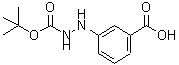 structure of CAS# 156899-02-4, 3-(2-{[(2-Methyl-2-Propanyl)Oxy]Carbonyl}Hydrazino)Benzoic Acid;3-(2'-N-Boc-hydrazino)benzoic acid;3-(2-N-Boc-hydrazino)benzoicacid