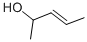 结构式 CAS# 1569-50-2, 3-戊烯-2-醇