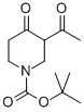 structure of CAS# 157327-43-0, 3-Acetyl-4-Oxo-1-Piperidinecarboxylic Acid 1,1-Dimethylethyl Ester