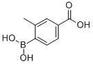 structure of CAS# 158429-66-4, (2-Methyl-4-Carboxyphenyl)Boronic Acid;(2-METHYL-4-CARBOXYPHENYL)BORONIC ACID;4-Carboxy-2-Methylphenylboronic Acid
