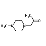 structure of CAS# 15885-04-8, 1-(4-Methyl-1-Piperazinyl)Acetone;1-(4-methyl-1-piperazinyl)acetone;1-(4-Methylpiperazin-1-yl)acetone;1-(4-Methyl-piperazin-1-yl)-propan-2-one