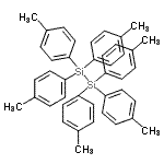 structure of CAS# 15931-53-0, Hexakis(4-Methylphenyl)Disilane;1,1,1,2,2,2-Hexakis(4-methylphenyl)disilane #