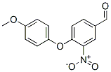 结构式 CAS# 15962-63-7, 4-(4-甲氧基-苯氧基)-3-硝基-苯甲醛
