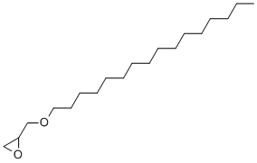 structure of CAS# 15965-99-8, Glycidyl Hexadecyl Ether;2-(Cetyloxymethyl)Oxirane;2,3-Epoxypropyl Hexadecyl Ether;473642_Aldrich