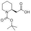 结构式 CAS# 159898-10-9, (2S)-1-[(1,1-二甲基乙氧基)羰基]-2-哌啶乙酸