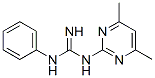 structure of CAS# 16018-49-8, 1-(4,6-Dimethyl-2-Pyrimidinyl)-3-Phenylguanidine;2-(4,6-Dimethylpyrimidin-2-Yl)-1-Phenyl-Guanidine;2-(4,6-Dimethyl-2-Pyrimidinyl)-1-Phenylguanidine;Bas 00682526
