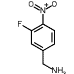 结构式 CAS# 160538-52-3, 1-(3-氟-4-硝基苯基)甲胺
