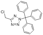 结构式 CAS# 160998-59-4, 5-(氯甲基)-2-(三苯基甲基)-2H-四唑